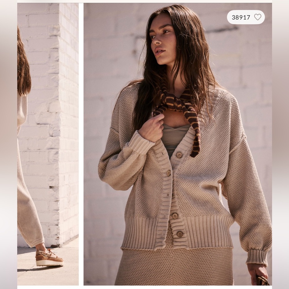 Free people Hailee cardigan set